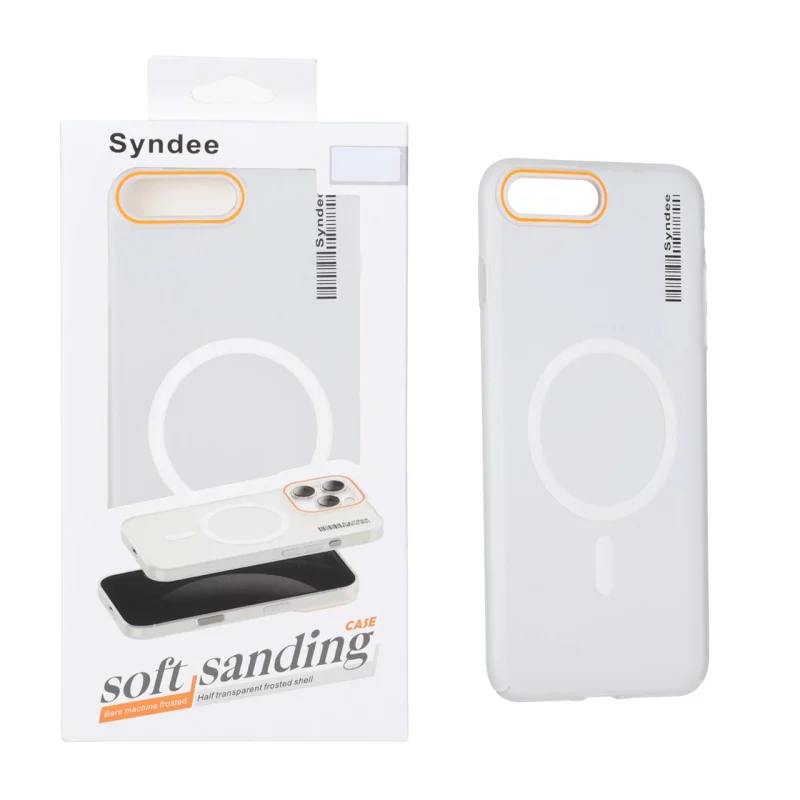 قاب اورجینال Syndee مات Magsafe مدل Apple iPhone 7 Plus / iPhone 8 Plus - سفید (پک دار) - تصویر 2