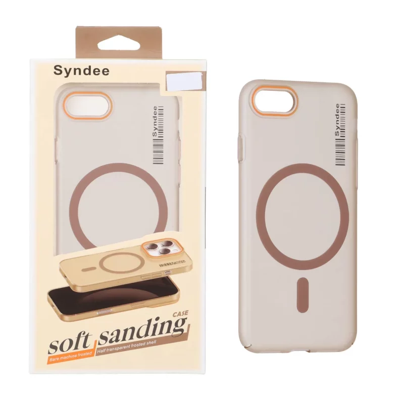 قاب اورجینال Syndee مات Magsafe مدل Apple iPhone 7 / iPhone 8 / iPhone SE (2020) - صحرایی (پک دار) - تصویر 2