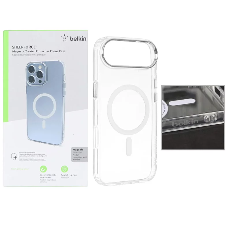 قاب belkin شفاف Magsafe مدل Apple iPhone 17 Air (پک دار) - تصویر 2