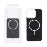 قاب پشت رنگی دور ژله ای با قابلیت شارژ MagSafe مدل Apple iPhone 16 Pro Max - مشکی (پک دار)