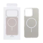قاب پشت رنگی دور ژله ای با قابلیت شارژ MagSafe مدل Apple iPhone 16 Pro Max - صحرایی (پک دار)