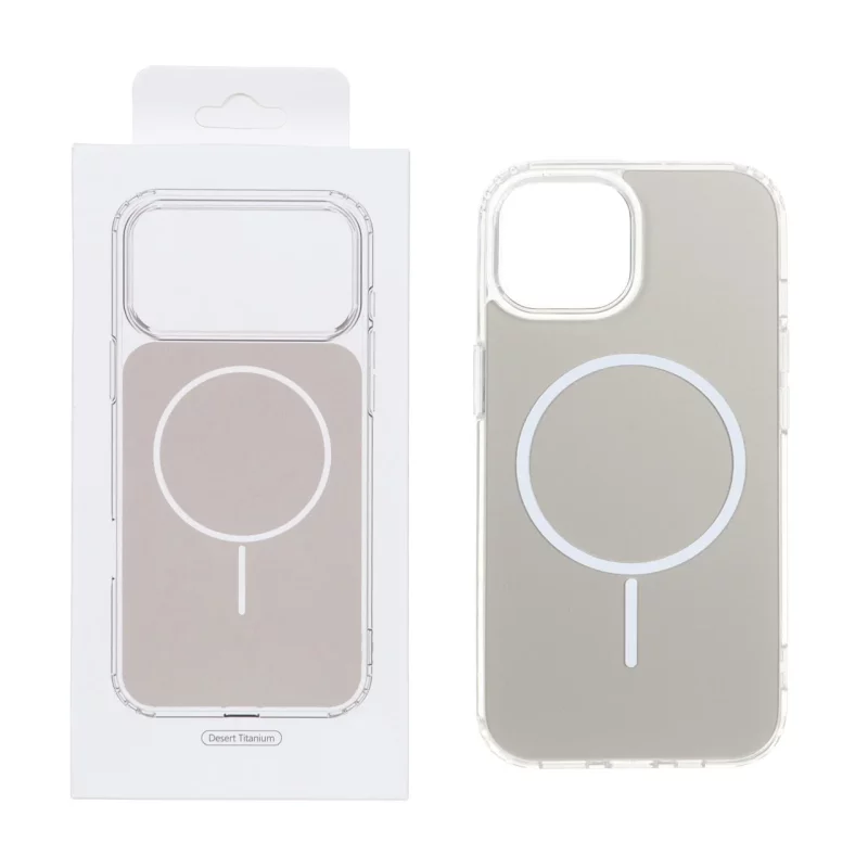 قاب پشت رنگی دور ژله ای با قابلیت شارژ MagSafe مدل Apple iPhone 15 / iPhone 14 / iPhone 13 - صحرایی (پک دار) - تصویر 2