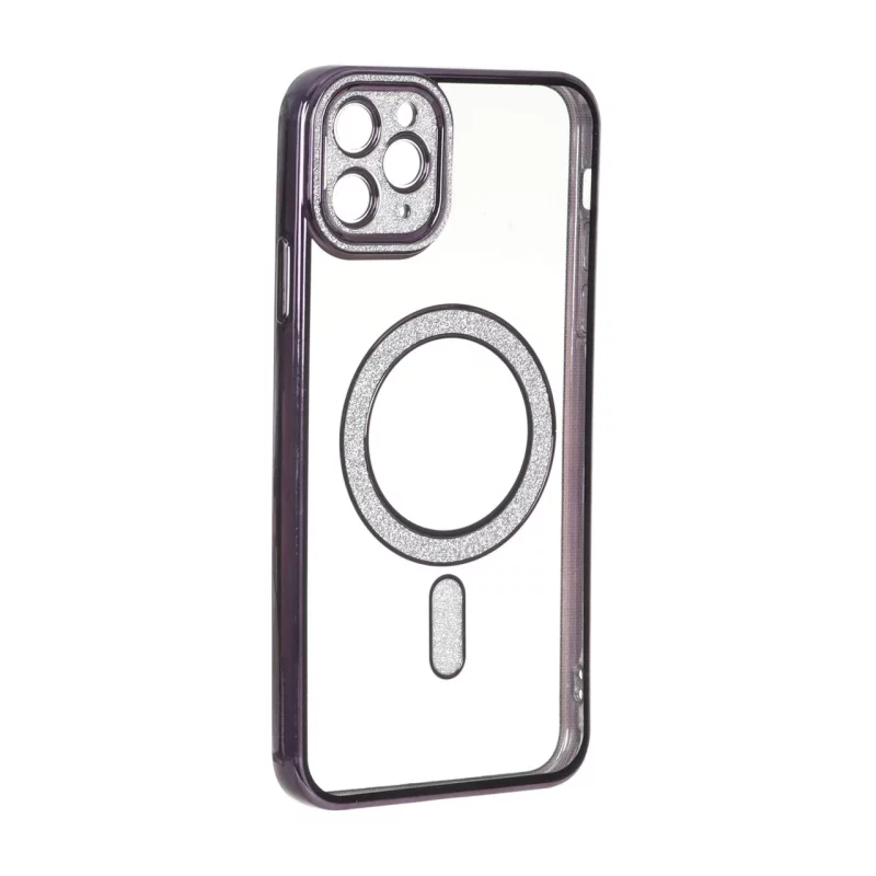 قاب الکترواستاتیک Magsafe اکلیلی Apple iPhone 11 Pro Max - بنفش - تصویر 2