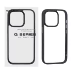 قاب اورجینال Q Series شفاف Ice مدل Apple iPhone 14 Pro - مشکی (پک دار)