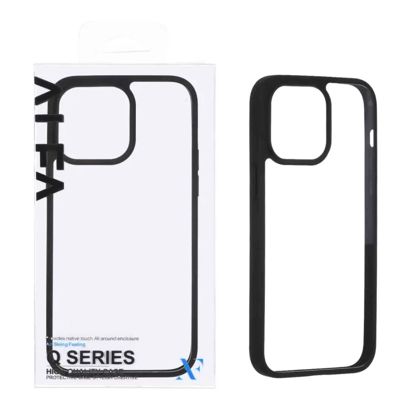 قاب اورجینال Q Series شفاف Alfa مدل Apple iPhone 13 Pro Max - مشکی (پک دار) - تصویر 2