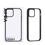 قاب اورجینال Q Series شفاف Alfa مدل Apple iPhone 12 Pro / iPhone 12 - مشکی (پک دار)