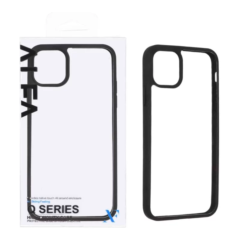 قاب اورجینال Q Series شفاف Alfa مدل Apple iPhone 11 Pro Max - مشکی (پک دار) - تصویر 2