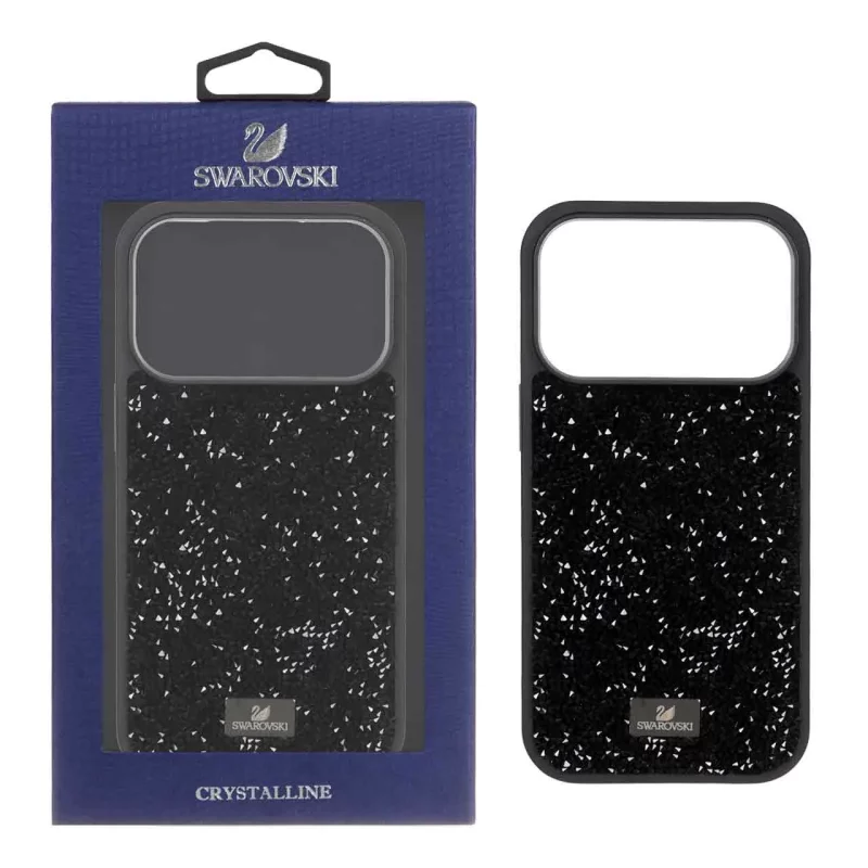 قاب Original Swarovski مدل Apple iPhone 17 Pro - مشکی (پک دار) - تصویر 2