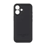 قاب چرمی Polo طرح دوخت محافظ لنزدار Apple iPhone 16 - مشکی