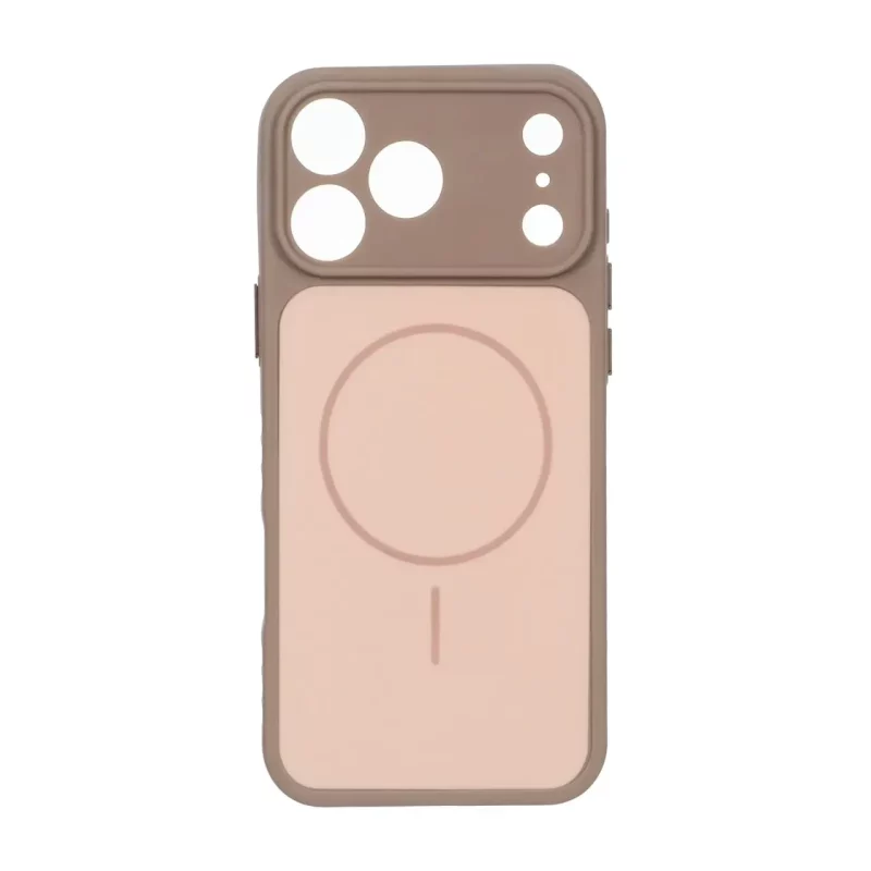 قاب Soft طرح مگ سیف محافظ لنزدار Apple iPhone 17 Pro Max - صحرایی - تصویر 2