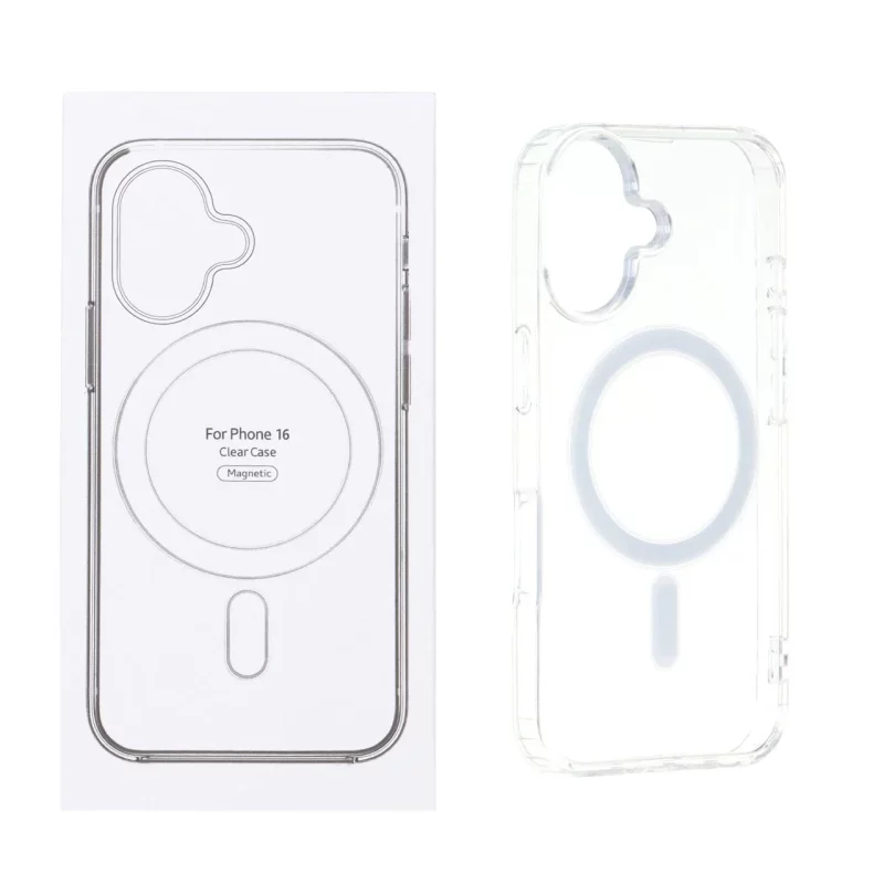 قاب شفاف Apple iPhone 16 با قابلیت شارژ NTC - MagSafe (پک دار) - تصویر 2
