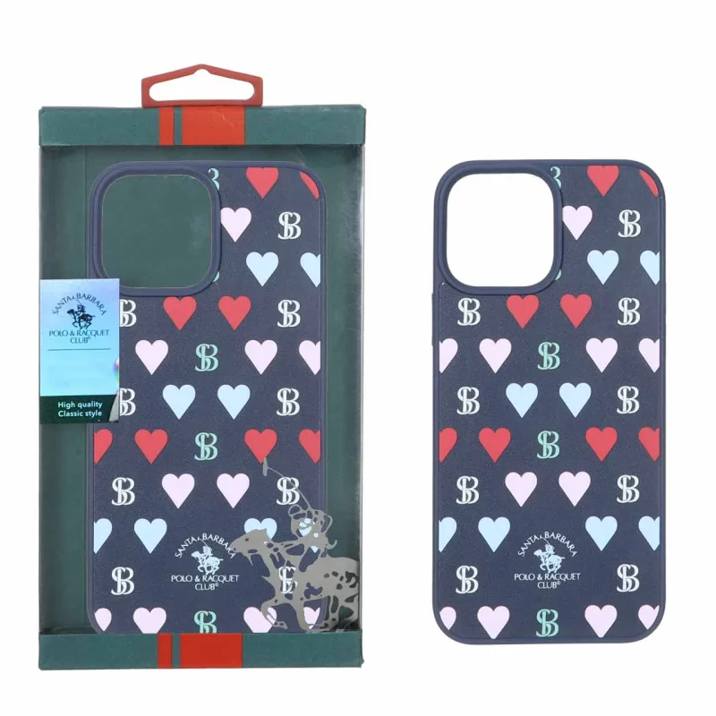 قاب اورجینال Santa Barbara Polo طرح SB مدل Apple iPhone 13 Pro Max - سرمه ای (پک دار) - تصویر 2