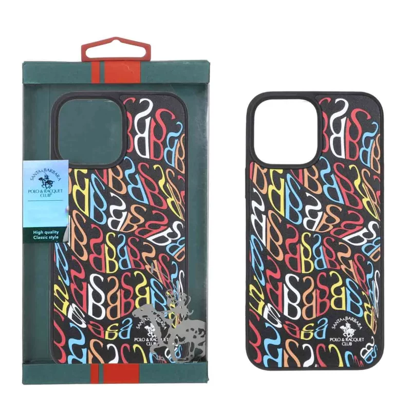 قاب اورجینال Santa Barbara Polo طرح SB مدل Apple iPhone 13 Pro Max - مشکی (پک دار) - تصویر 2