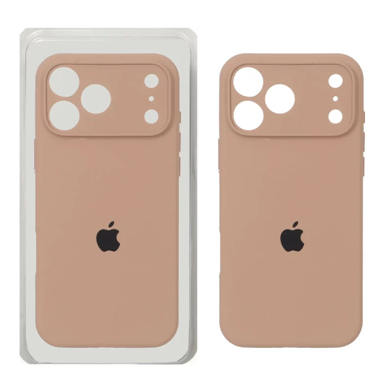 قاب سیلیکونی پاک کنی محافظ لنزدار اورجینال Apple iPhone 17 Pro Max - صحرایی کد 1 (پک اصلی) - تصویر 2