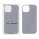 قاب Decation سیلیکونی پاستیلی Apple iPhone 13 / iPhone 14 - خاکستری (پک دار)