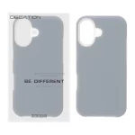 قاب Decation سیلیکونی پاستیلی Apple iPhone 17 - خاکستری (پک دار)