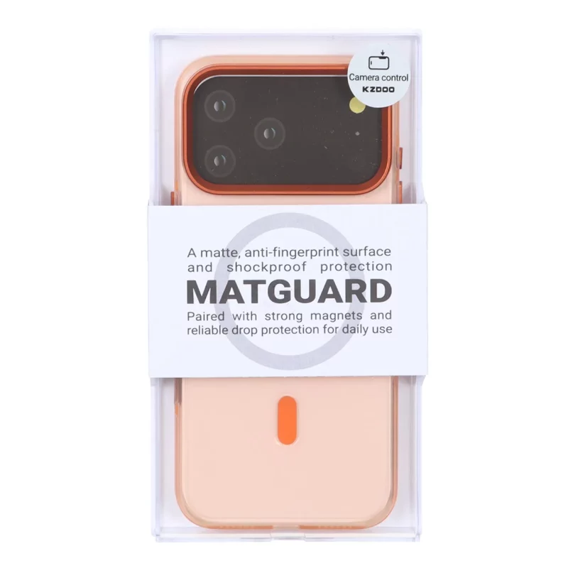 قاب Original KDoo MATGUARD Magsafe مدل Apple iPhone 17 Pro Max - نارنجی (پک دار) - NTC - تصویر 2