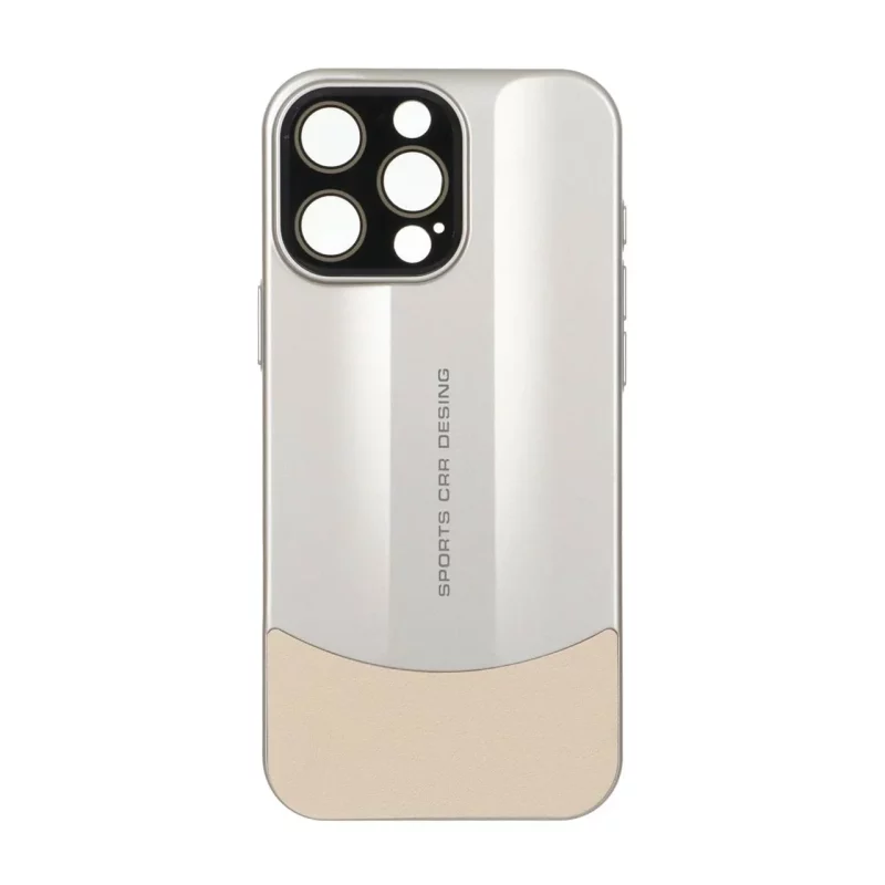 قاب Sports Design محافظ لنز شیشه ای Apple iPhone 16 Pro Max - طلایی - تصویر 2