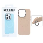 قاب Case Pro دور لنز خطی استندشو MagSafe مدل Apple iPhone 13 Pro - صحرایی (پک دار)