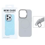 قاب Case Pro دور لنز خطی استندشو MagSafe مدل Apple iPhone 13 Pro - طوسی (پک دار)