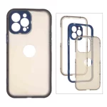 قاب 360 درجه پشت مات Apple iPhone 13 Pro Max - سرمه ای