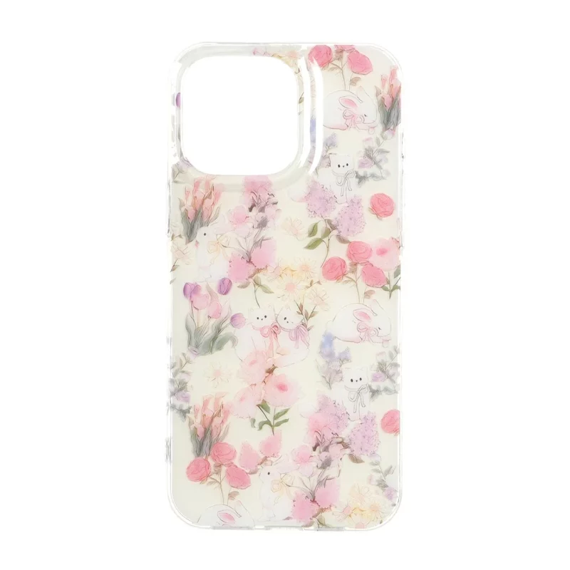 قاب Flower پشت سخت دور ژله ای Apple iPhone 16 Pro Max - طرح 43 - تصویر 2