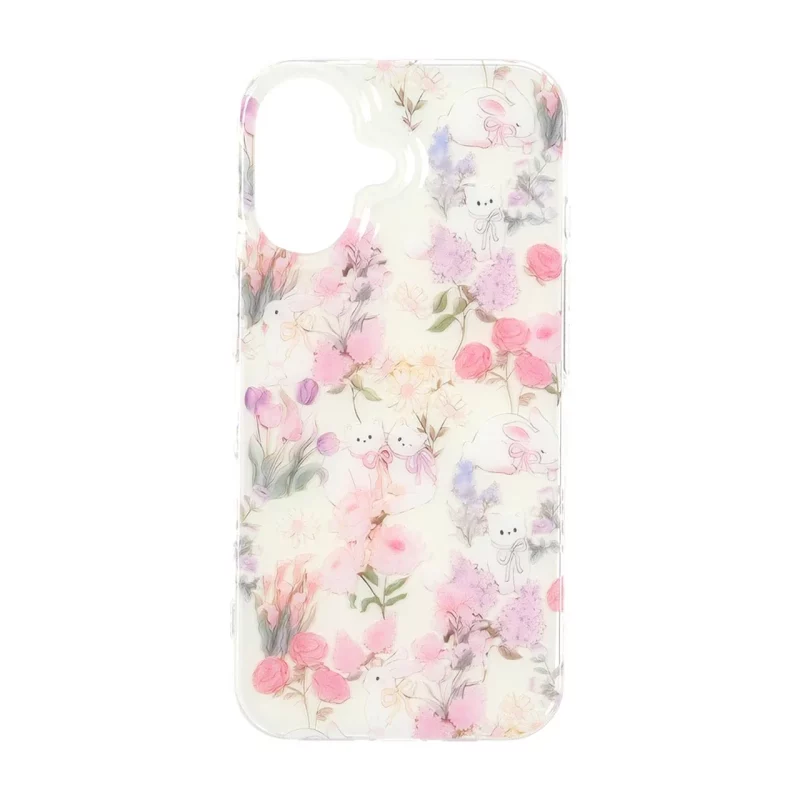 قاب Flower پشت سخت دور ژله ای Apple iPhone 16 - طرح 44 - تصویر 2