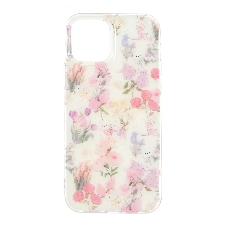 قاب Flower پشت سخت دور ژله ای Apple iPhone 12 Pro / iPhone 12 - طرح 48 - تصویر 2