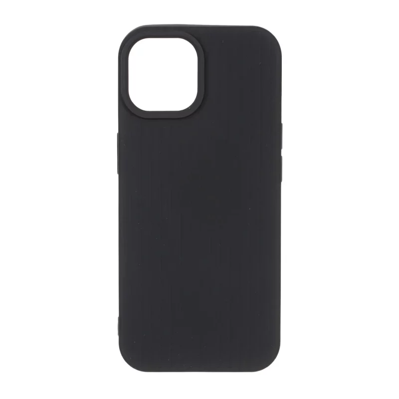 قاب Line Case طرح سیلیکون Apple iPhone 15 / iPhone 14 / iPhone 13 - مشکی - تصویر 2