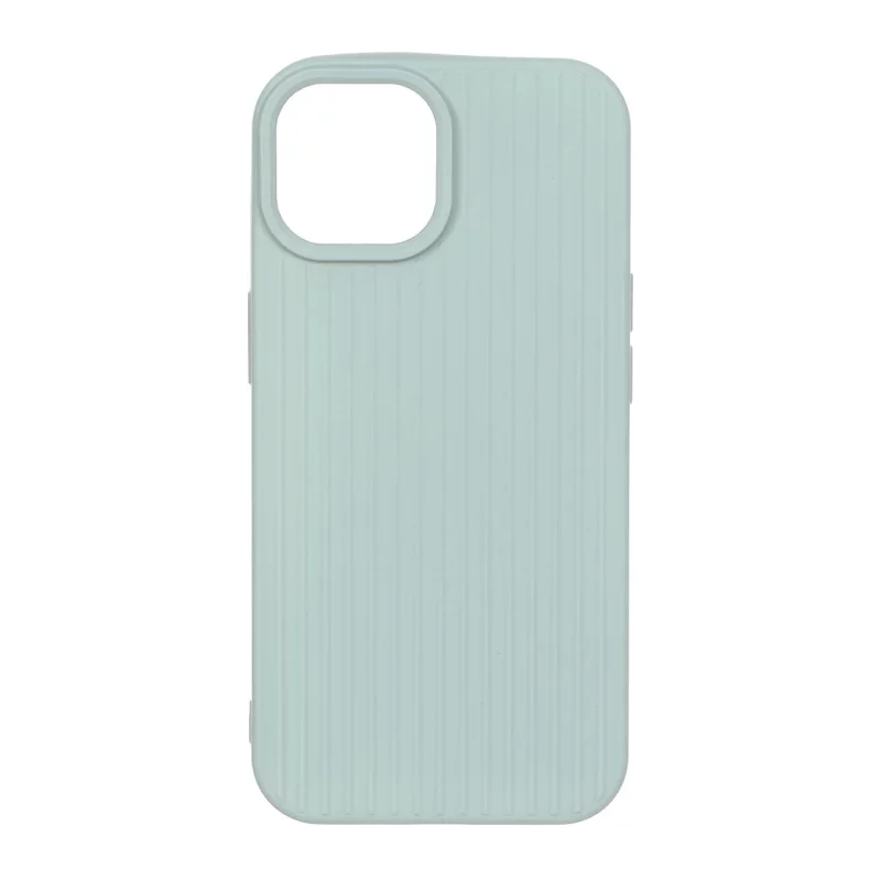قاب Line Case طرح سیلیکون Apple iPhone 15 / iPhone 14 / iPhone 13 - سبز - تصویر 2