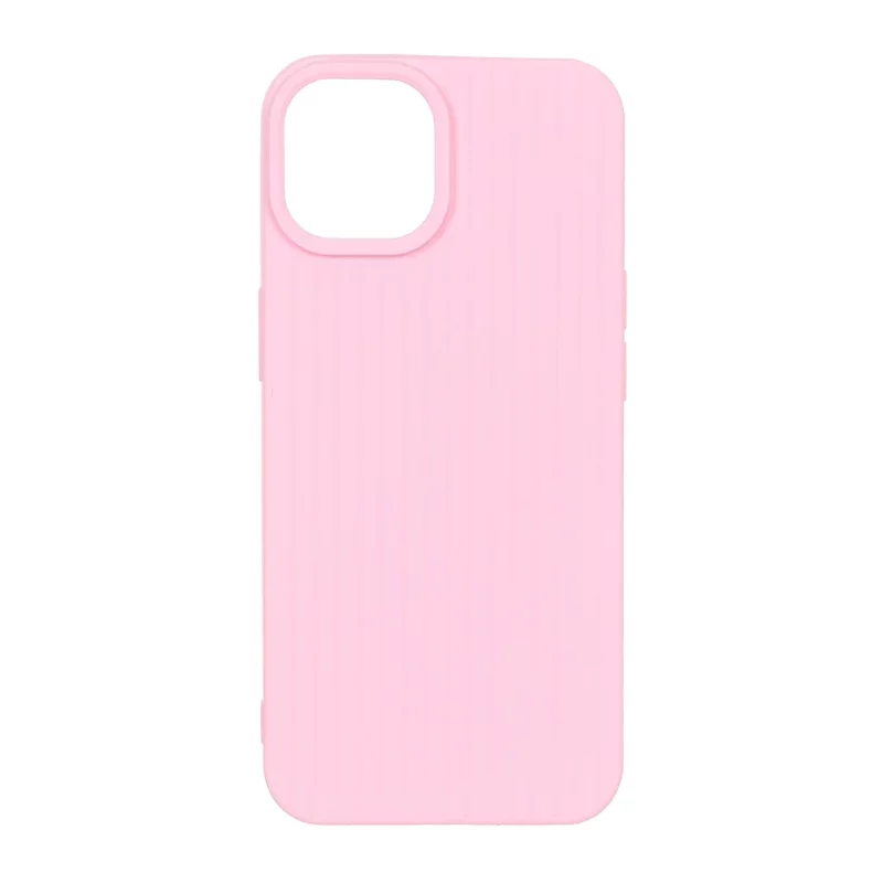 قاب Line Case طرح سیلیکون Apple iPhone 13 / iPhone 14 - صورتی - تصویر 2
