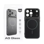 قاب اورجینال AG Glass محافظ لنز برجسته براق Magsafe مدل Apple iPhone 13 Pro - مشکی (پک دار) - MPS