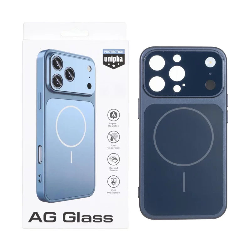 قاب اورجینال AG Glass محافظ لنز برجسته براق Magsafe مدل Apple iPhone 13 Pro - سرمه ای (پک دار) - MPS - تصویر 2