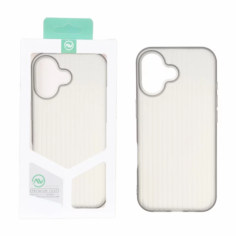 قاب Line Case ژله ای Apple iPhone 17 - خاکستری (پک دار) - تصویر 2