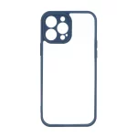 قاب پشت سخت شفاف محافظ لنزدار دور رنگی Apple iPhone 13 Pro Max - سرمه ای
