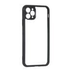 قاب پشت سخت شفاف محافظ لنزدار دور رنگی Apple iPhone 11 Pro Max - مشکی