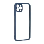 قاب پشت سخت شفاف محافظ لنزدار دور رنگی Apple iPhone 11 Pro Max - سرمه ای