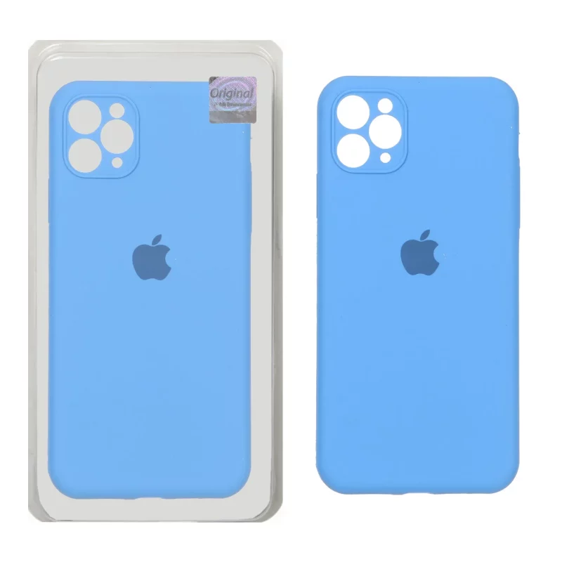 قاب سیلیکونی پاک کنی اورجینال Master Quality مدل Apple iPhone 11 Pro Max - آبی (پک دار) - تصویر 2