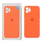 قاب سیلیکونی پاک کنی اورجینال Master Quality مدل Apple iPhone 11 Pro Max - نارنجی (پک دار)