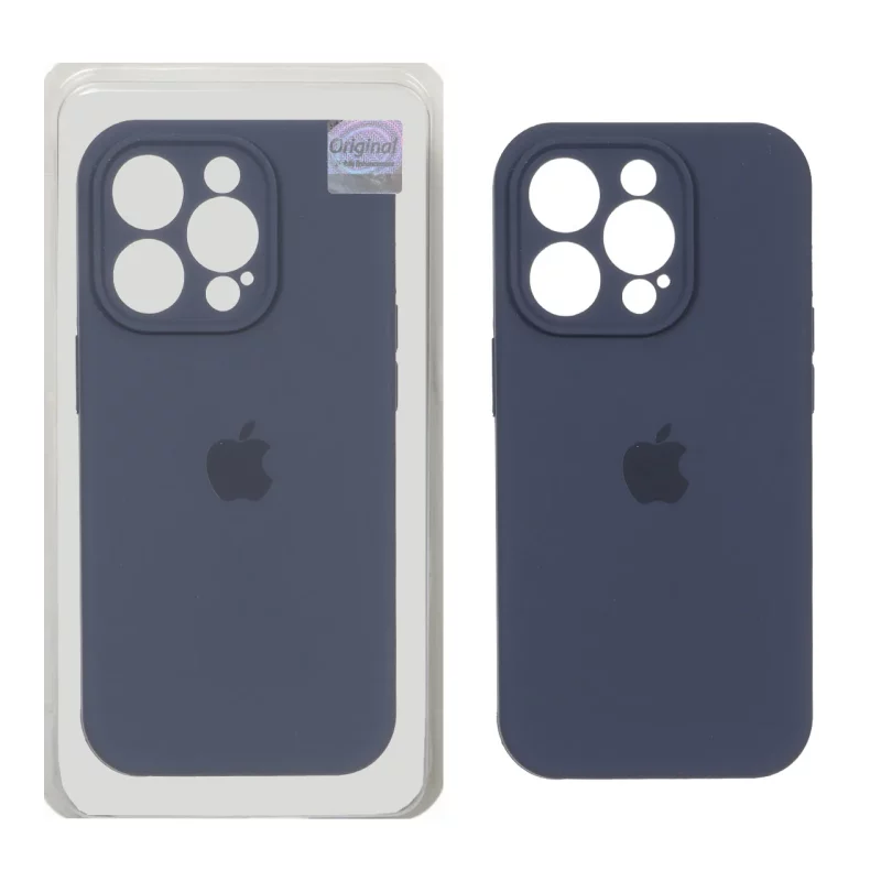 قاب سیلیکونی پاک کنی اورجینال Master Quality مدل Apple iPhone 14 Pro - سرمه ای (پک دار) - تصویر 2