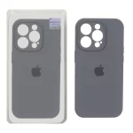 قاب سیلیکونی پاک کنی اورجینال Master Quality مدل Apple iPhone 14 Pro - خاکستری (پک دار)