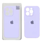 قاب سیلیکونی پاک کنی اورجینال Master Quality مدل Apple iPhone 15 Pro - یاسی (پک دار)