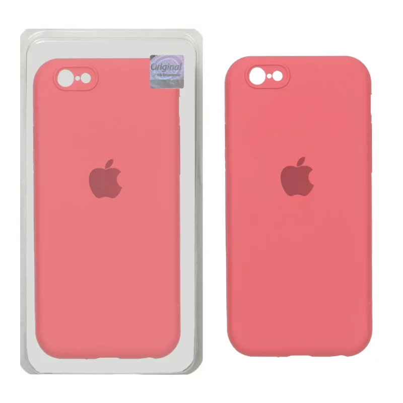 قاب سیلیکونی پاک کنی اورجینال Master Quality مدل Apple iPhone 6 / iPhone 6s - هلویی (پک دار) - تصویر 2