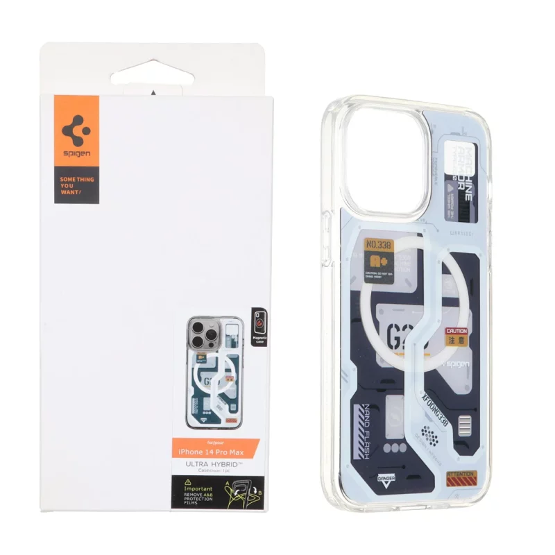 قاب اورجینال Spigen طرح تکنولوژی G20 MagSafe مدل Apple iPhone 14 Pro Max - کد 8 (پک دار) - تصویر 2