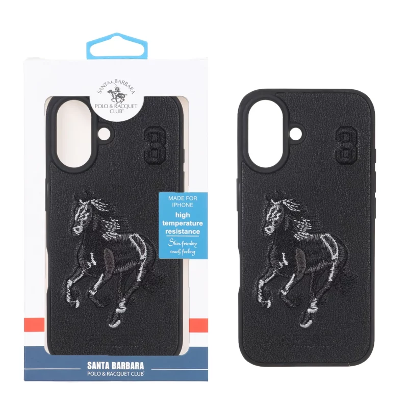 قاب چرمی Santa Barbara Polo مدل Apple iPhone 16 - طرح 303 (پک دار) - تصویر 2