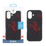 قاب چرمی Santa Barbara Polo مدل Apple iPhone 16 - طرح 305 (پک دار)
