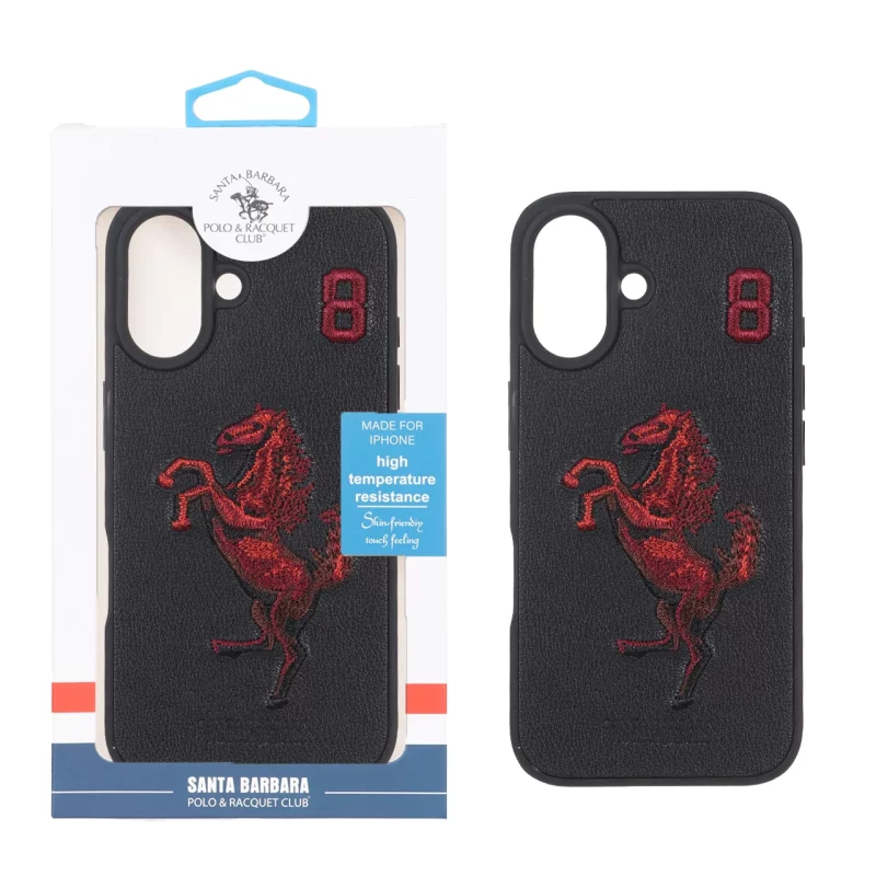 قاب چرمی Santa Barbara Polo مدل Apple iPhone 16 - طرح 305 (پک دار) - تصویر 2