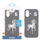 قاب چرمی Santa Barbara Polo مدل Apple iPhone 16 - طرح 306 (پک دار)