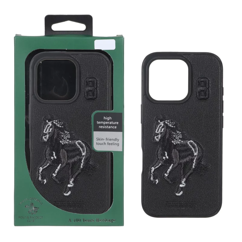 قاب چرمی Santa Barbara Polo مدل Apple iPhone 16 Pro - طرح 318 (پک دار) - تصویر 2