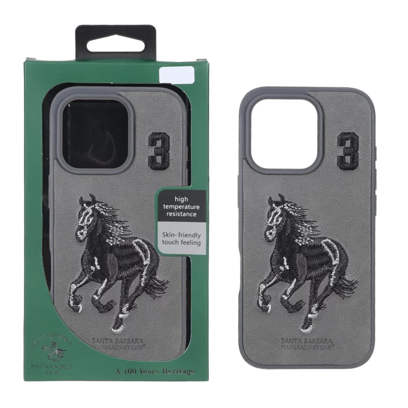 قاب چرمی Santa Barbara Polo مدل Apple iPhone 16 Pro - طرح 319 (پک دار) - تصویر 2